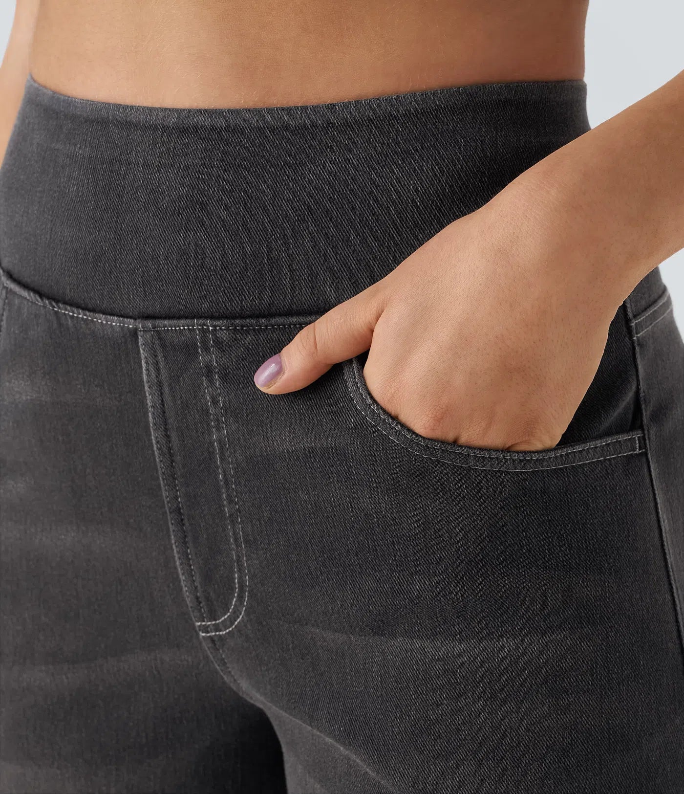 Eva | Bequeme & Elastische Hose Mit Hohem Bund
