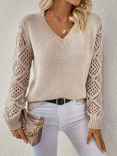 Elizabeth | Weicher Pullover mit V-Ausschnitt