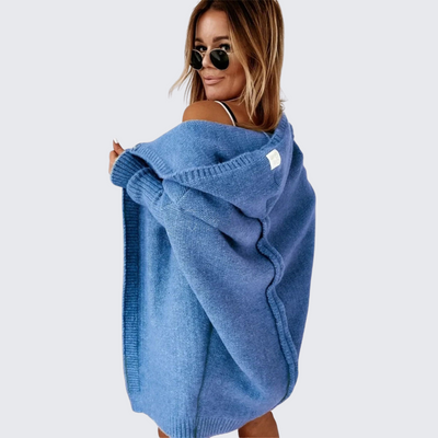 Céleste — Strickjacke mit Kapuze