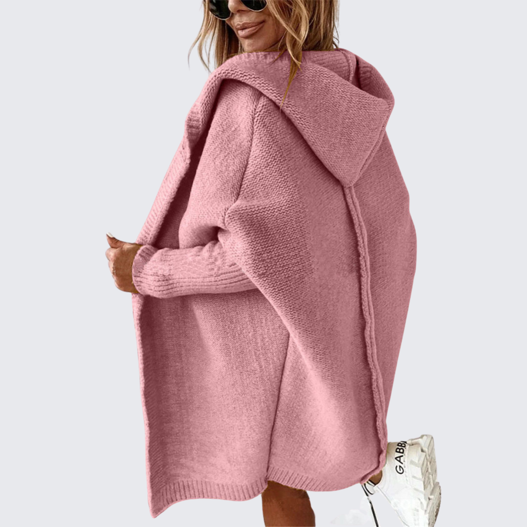 Céleste — Strickjacke mit Kapuze