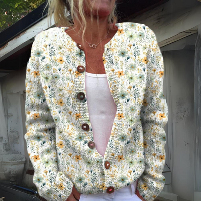 Leilani™ - Warmer und Wunderschöner Cardigan mit Floralprint