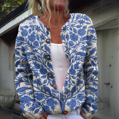 Leilani™ - Warmer und Wunderschöner Cardigan mit Floralprint