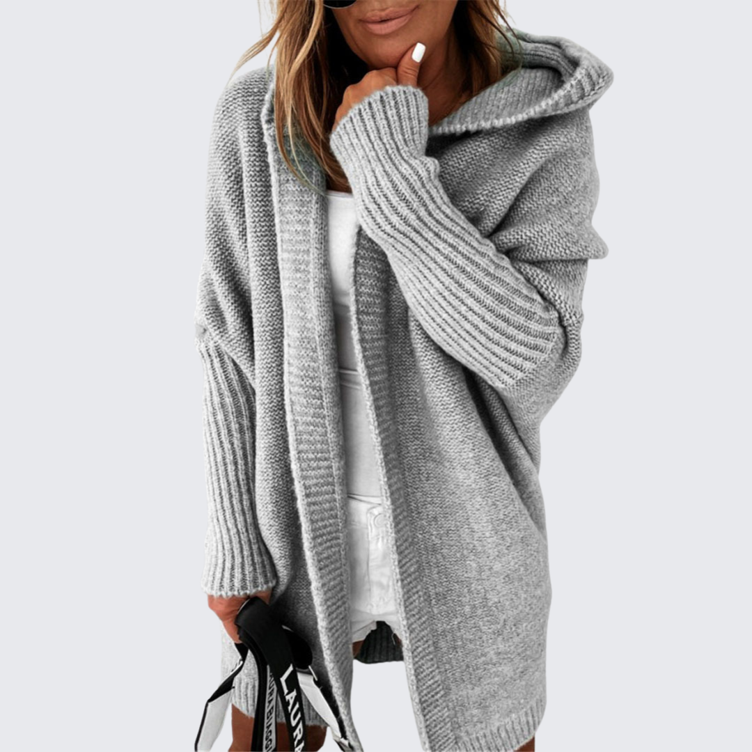 Céleste — Strickjacke mit Kapuze