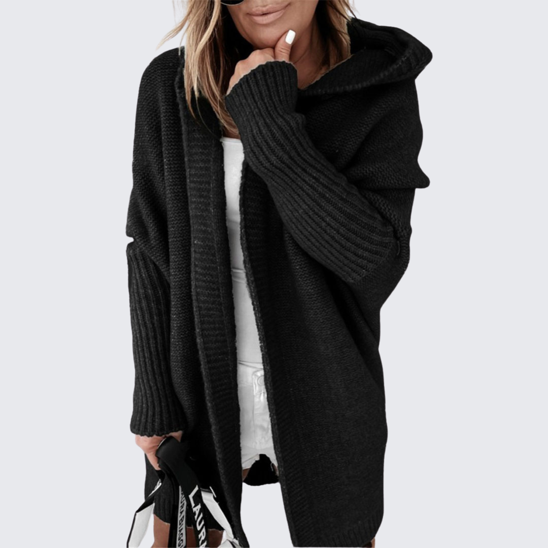 Céleste — Strickjacke mit Kapuze