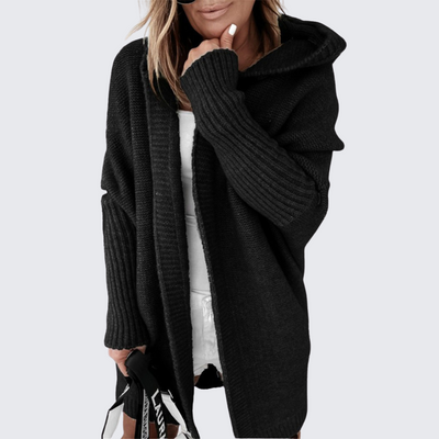 Céleste — Strickjacke mit Kapuze