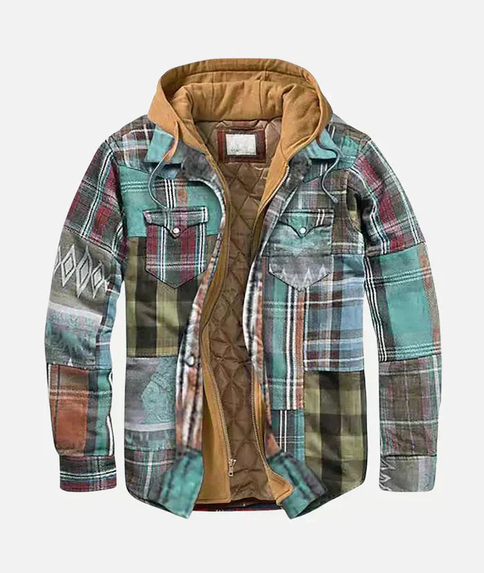 Savrani | Karierte Patchworkjacke