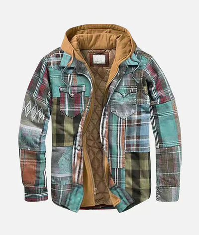 Savrani | Karierte Patchworkjacke