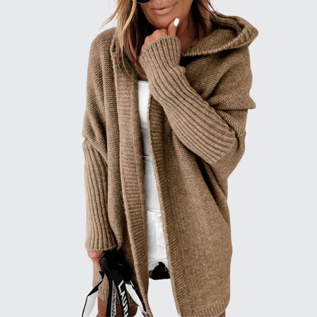 Céleste — Strickjacke mit Kapuze