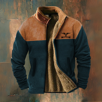 Lässige Fleecejacke für Herren