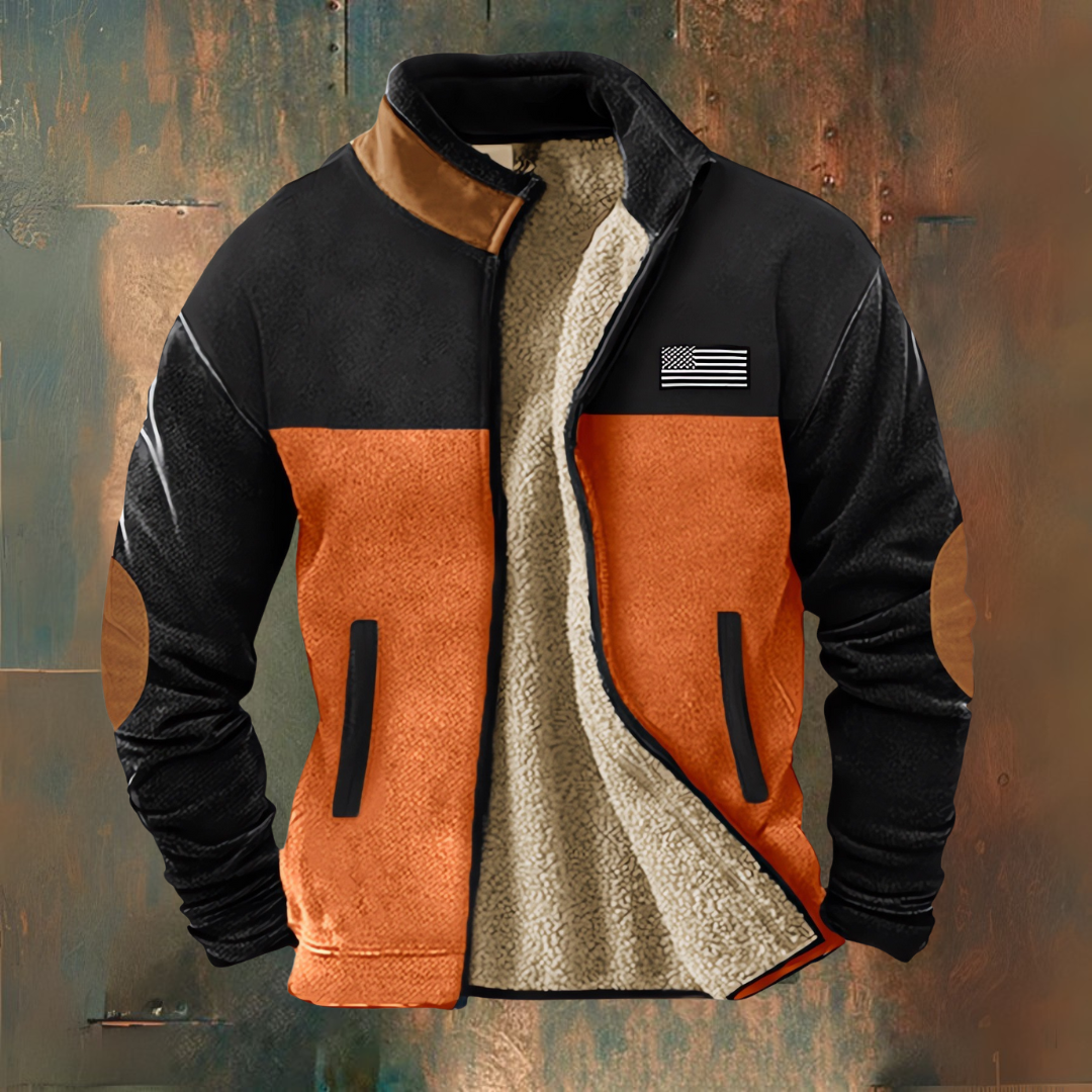 Lässige Fleecejacke für Männer