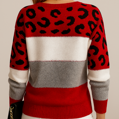 Maison Valmont™ | Leopard Eleganz Pullover