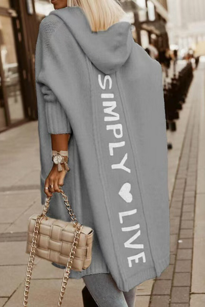 Avencea - Lange Strickjacke für Frauen