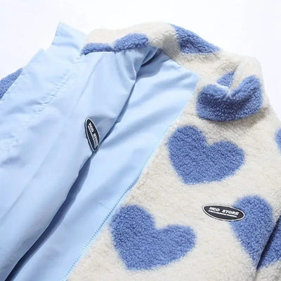 Katharina™ | Wendbare Jacke mit Herzmuster