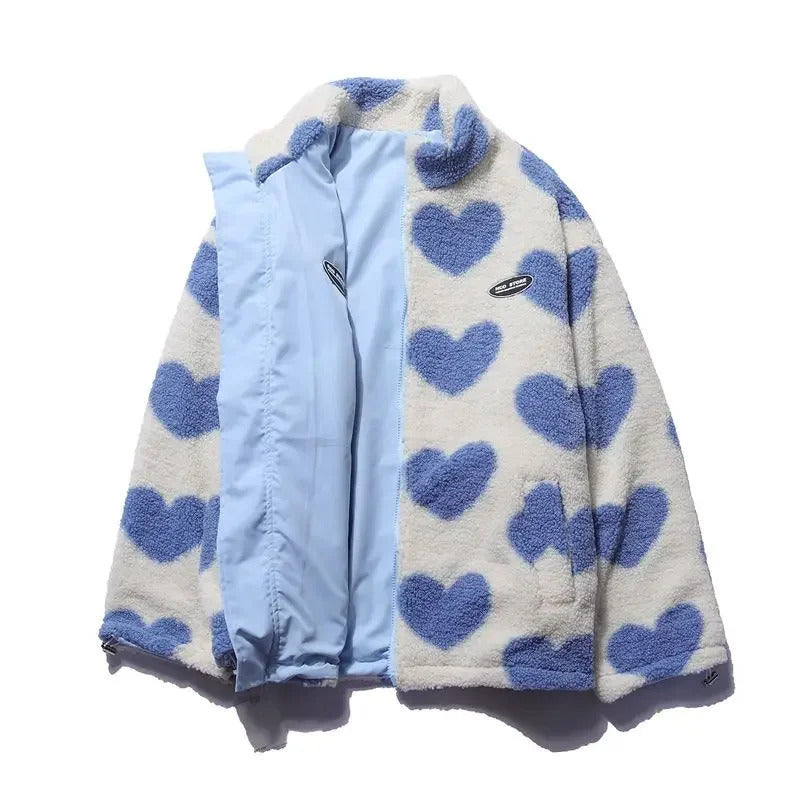 Katharina™ | Wendbare Jacke mit Herzmuster