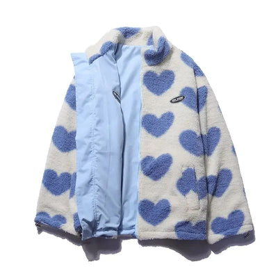 Katharina™ | Wendbare Jacke mit Herzmuster