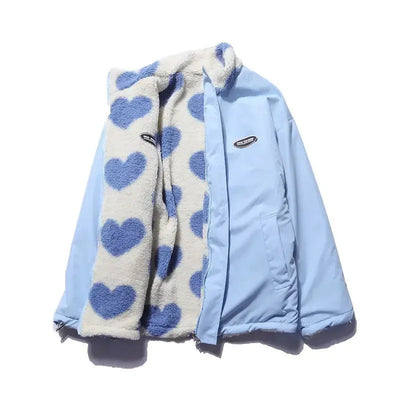 Katharina™ | Wendbare Jacke mit Herzmuster