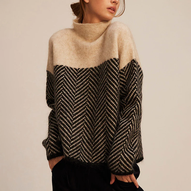 Gia™ — Rollkragenpullover aus hochwertiger Strickware