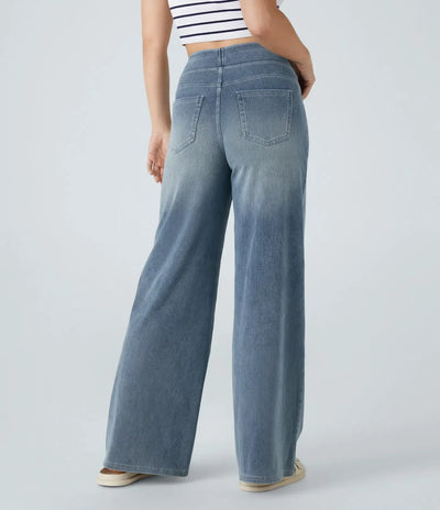 Eva | Bequeme & Elastische Hose Mit Hohem Bund