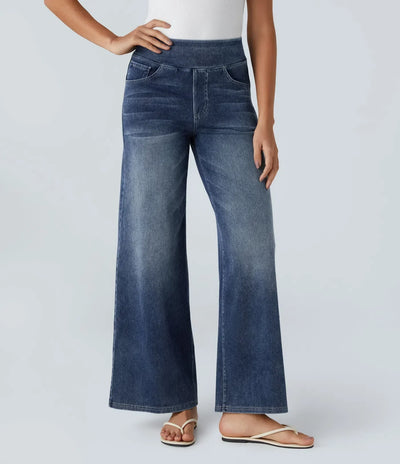 Eva | Bequeme & Elastische Hose Mit Hohem Bund