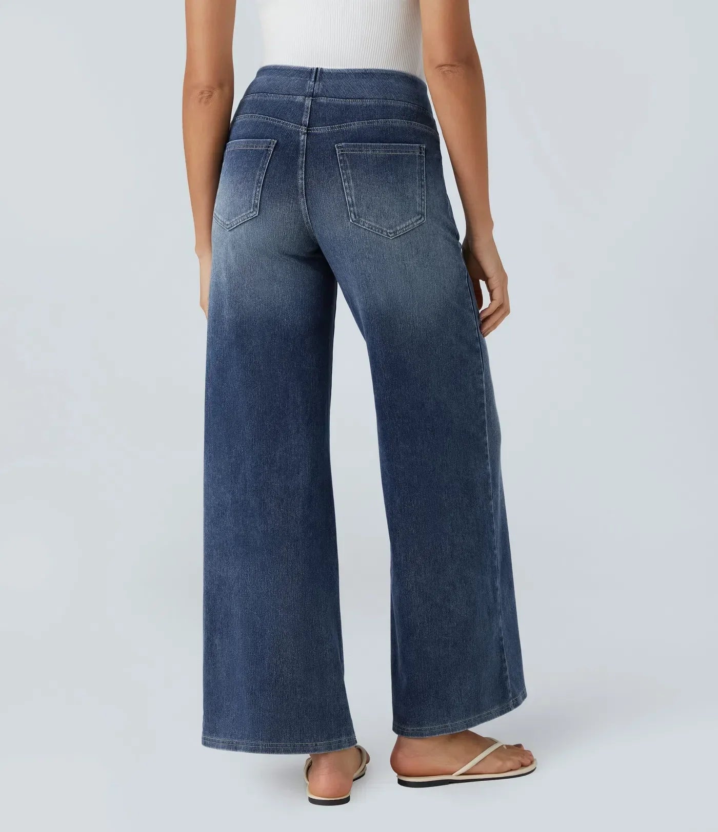 Eva | Bequeme & Elastische Hose Mit Hohem Bund