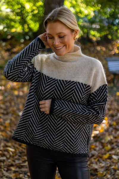 Gia™ — Rollkragenpullover aus hochwertiger Strickware